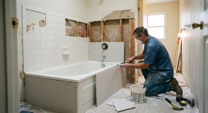Bathroom Drywall Replacement in Kansas City, KS