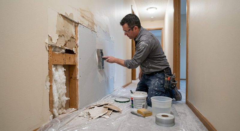 Basement Drywall Repair in Wilmington, NC