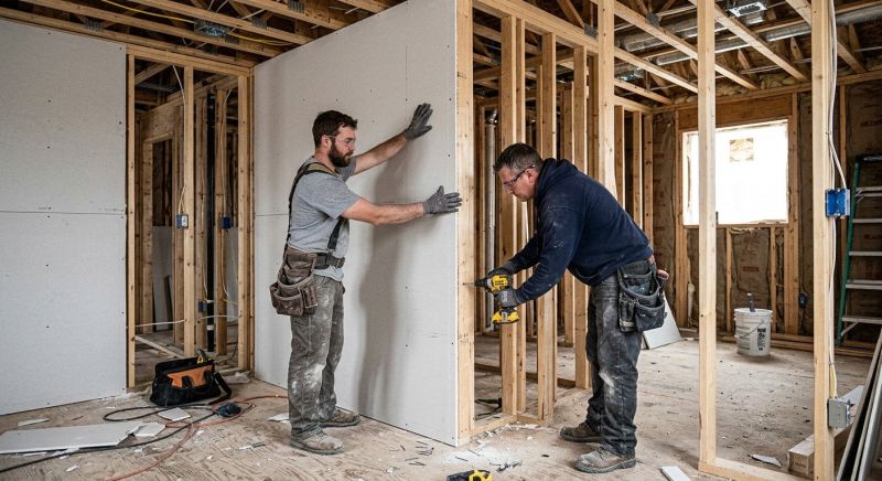 Bedroom Drywall Installation in Olathe, KS