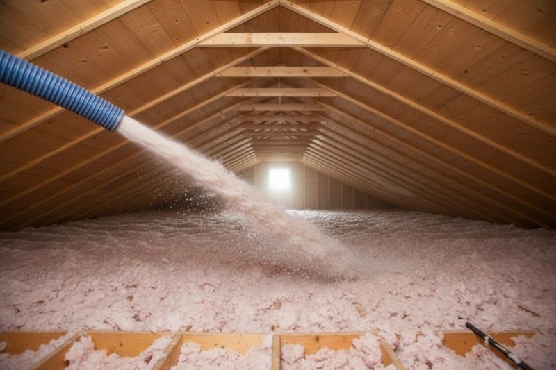 Blown Insulation Installation in Bastrop, TX