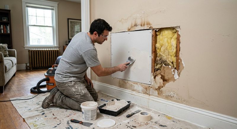 Drywall Water Damage Repair in Kansas City, KS