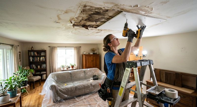 Drywall Water Damage Repair in Wilmington, NC