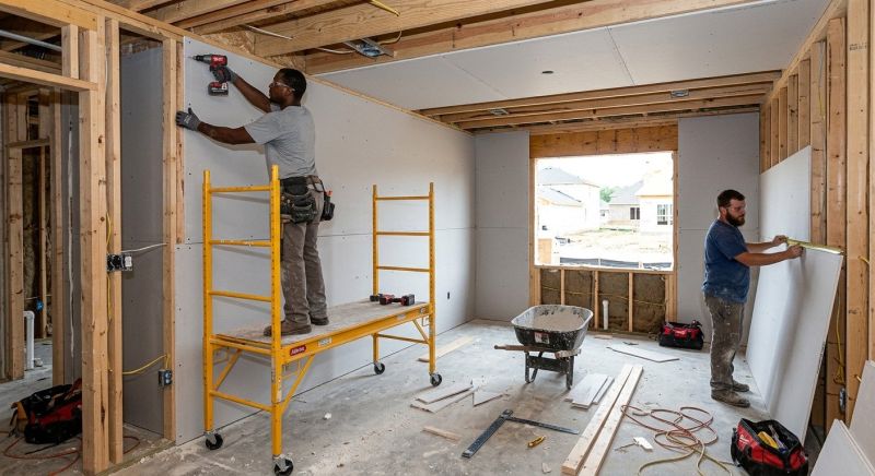 Garage Wallboard Installation in Kansas City, MO