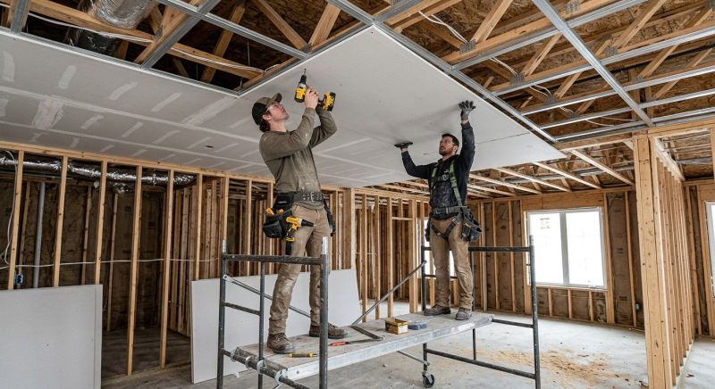Gypsum Board Installation in Olathe, KS