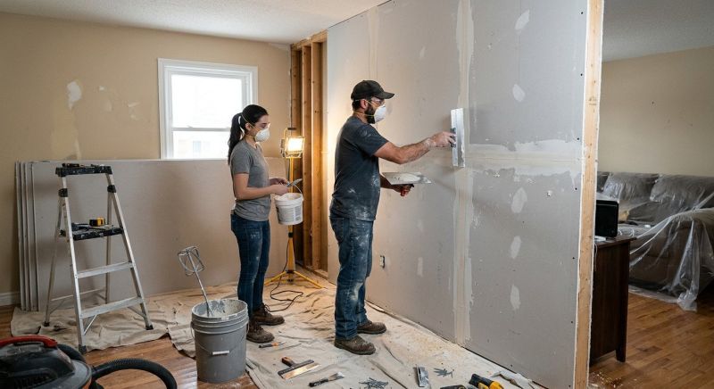House Drywall Installation in Alpharetta, GA
