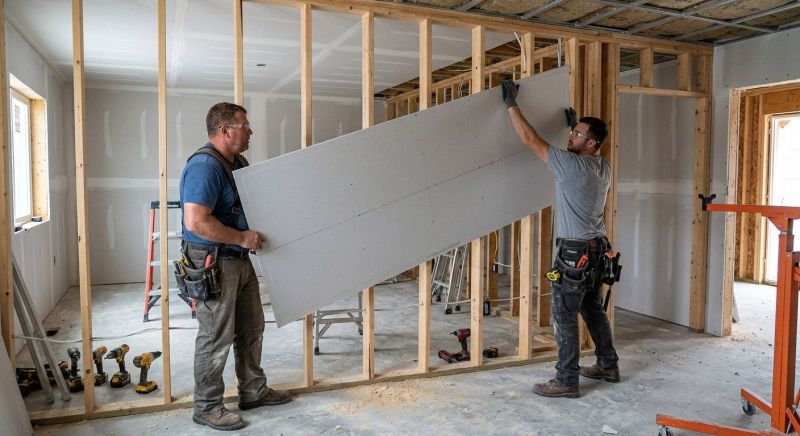 House Drywall Installation in Conroe, TX